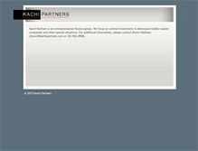Tablet Screenshot of kachipartners.com